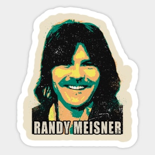 Vintage Randy Meisner in Our memories Sticker